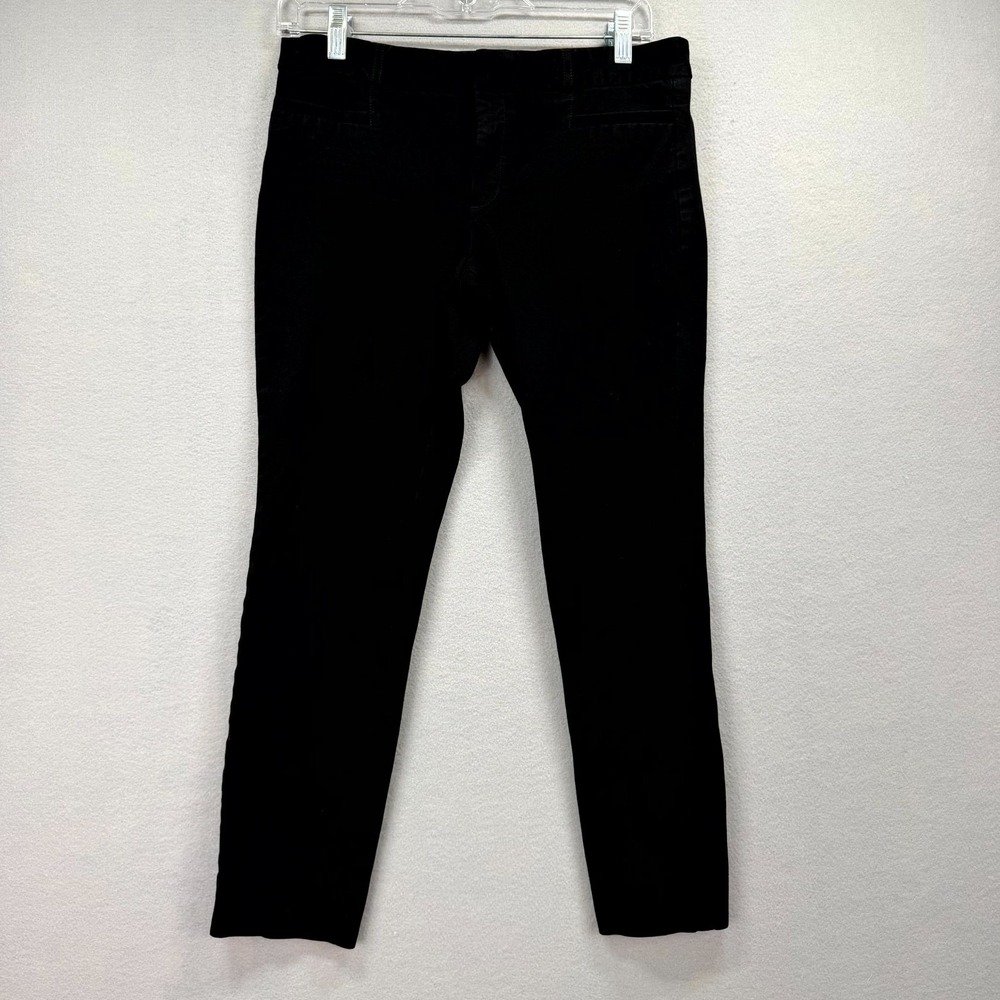 Banana Republic Sloan‎ Fit Pants Womens 6 Fits 30x25* Black Low Rise Skinny Leg
